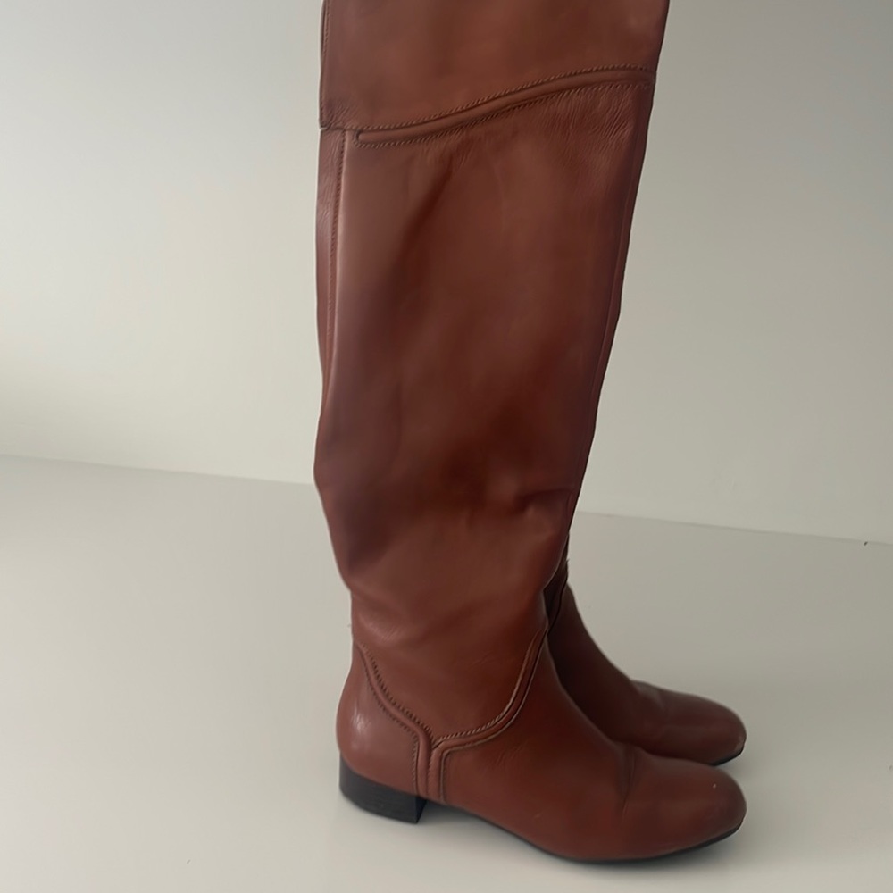 Leather boots